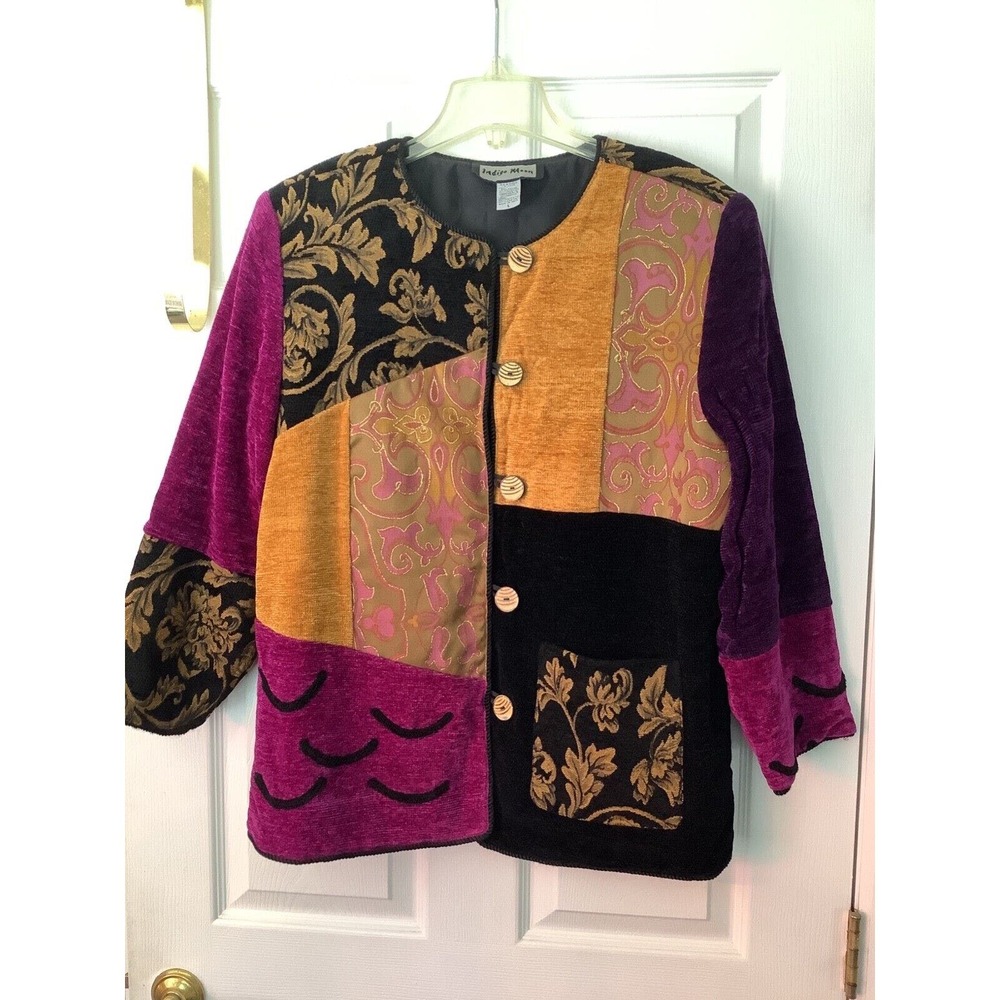 indigo man colorful womans large jacket